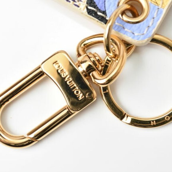 LOUIS VUITTON Keyring Keychain Bag Charm Balloon Motif Damier Azur - Picture 2 of 5